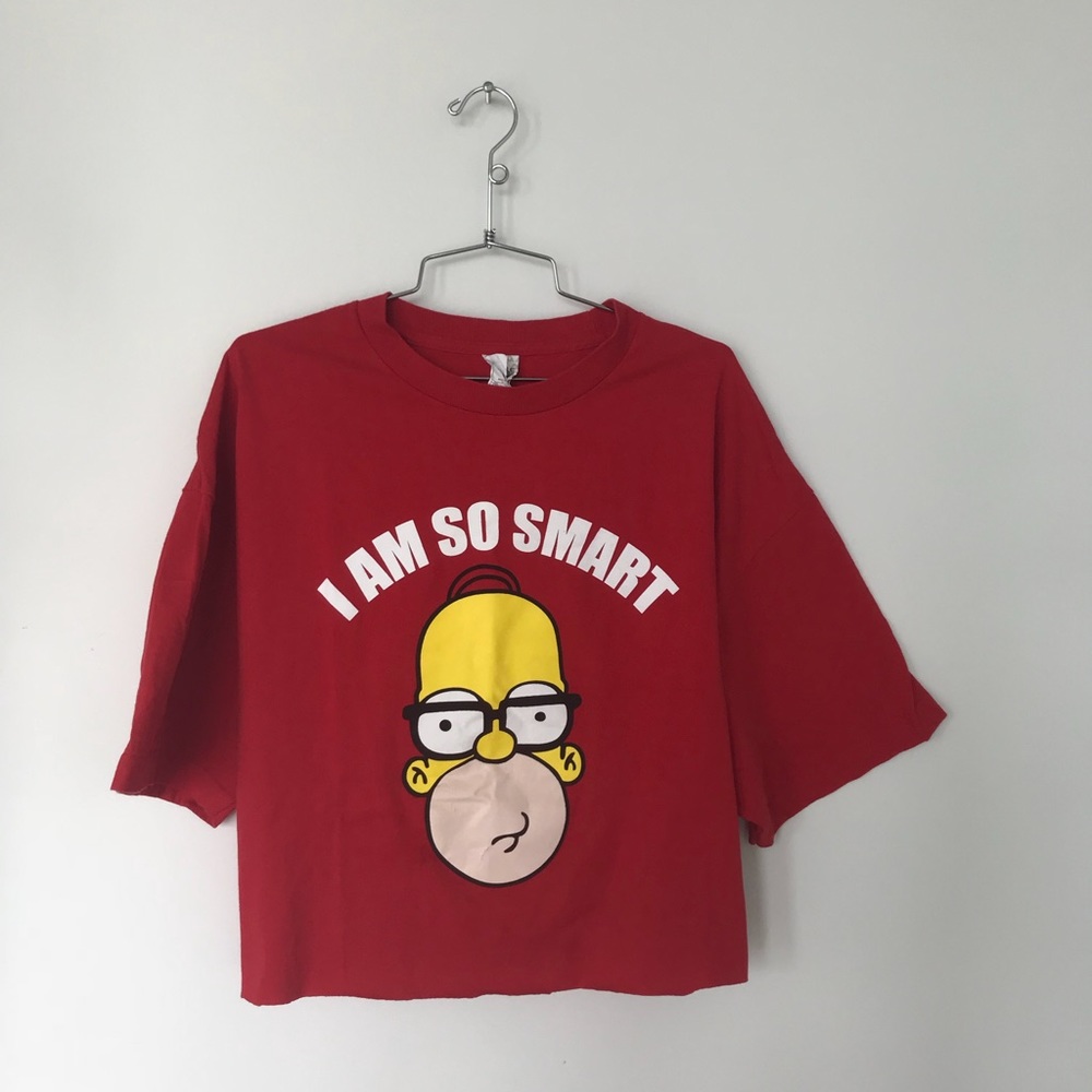 Over sized I am so smart Simpson’s tee
